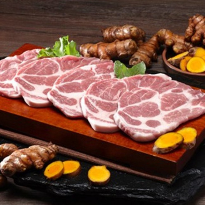 보성녹돈 프리미엄 한돈 목살 (냉장), 1kg (목살 구이용), 1개