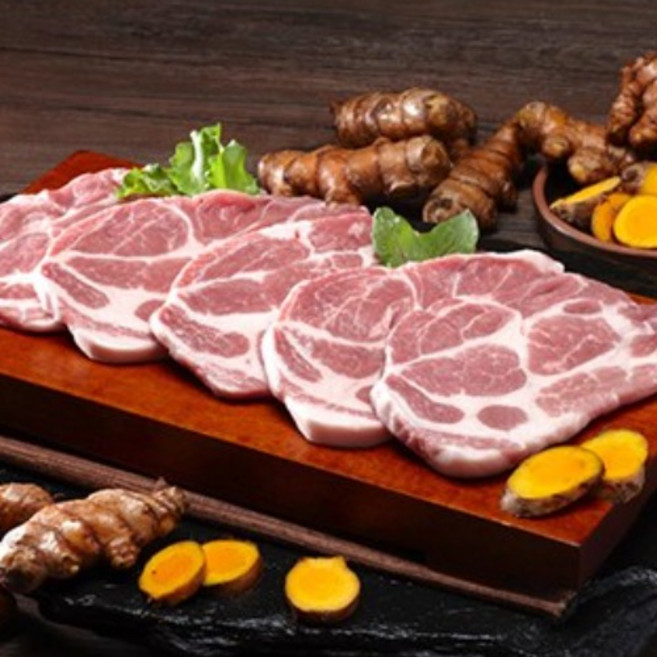 보성녹돈 프리미엄 한돈 목살 (냉장), 500g (목살 구이용), 1개