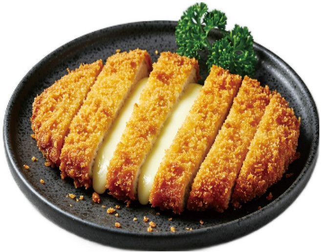 제주바생푸즈 통등심 제주흑돼지 황금 치즈돈까스 360g, 1개