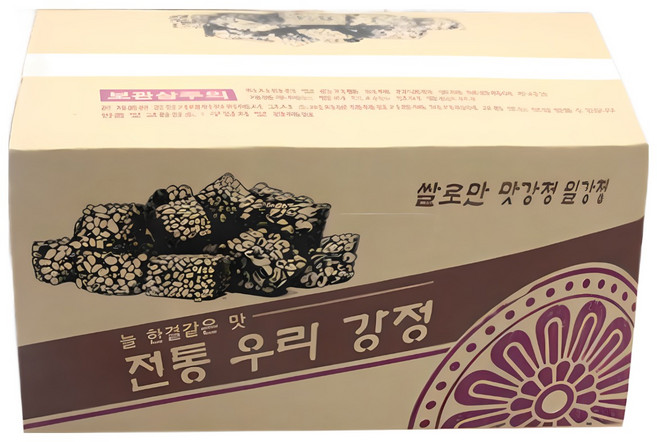 서울제과 쌀강정 2kg 1박스/2박스 (대용량) / 명절상품, 2박스