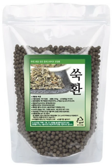 국산 쑥환 300g 애엽환 100% 국산 약쑥환, 3개 - 쿠팡
