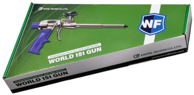 우레탄폼건 월드 151건 스프레이폼 연결가능, 1개