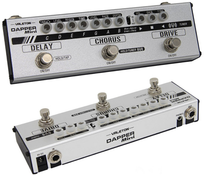 VALETON Dapper Mini 베일톤 멀티 이펙터, 1개