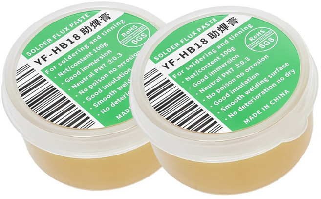 납땜 보조제 솔더링 페이스트 솔더 플럭스, 2개, 100g