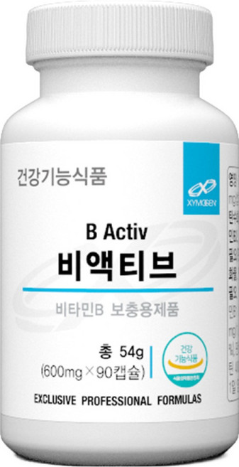[독점판매] 유니메디 비액티브 비타민B군 에너지 보충 XYMOGEN, 1개, 90정