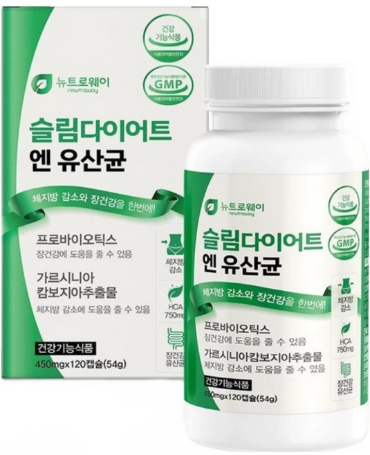 체지방감소와 장건강을 동시에 대용량 고함량 다이어트 뉴트로웨이 유산균, 3박스, 120정 - 쿠팡