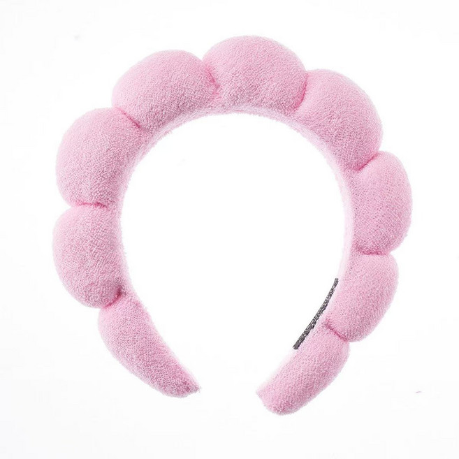 보태샵 세안 헤어밴드 머리띠, 1개, 핑크