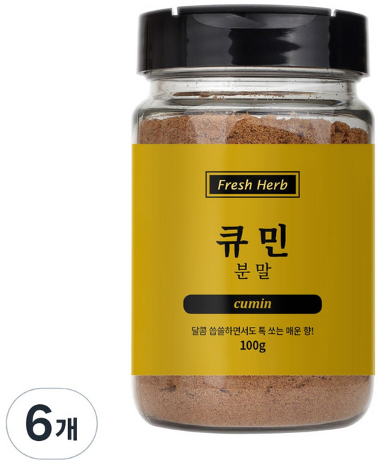 신선약초 큐민분말, 100g, 6개