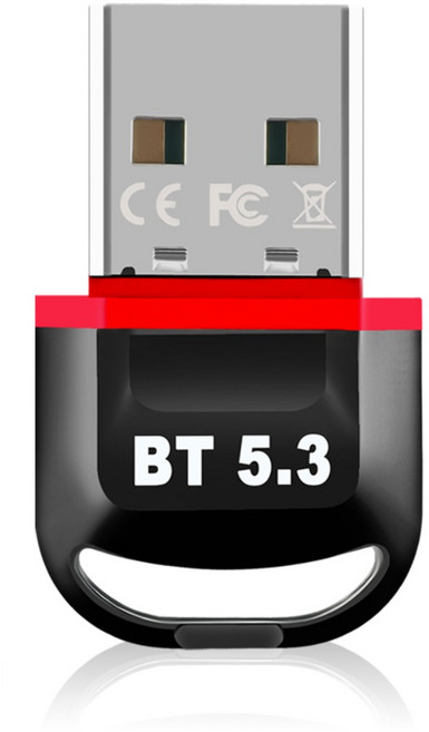 PC 무선 USB 블루투스 동글 윈도우11 윈도우10 컴퓨터 데스크탑 노트북 마우스 키보드 이어폰 스피커 에어팟 버즈 연결 어댑터 수신기 동글이 동그리 v5.3 v5.0, [5.3버전] 블루투스 동글
