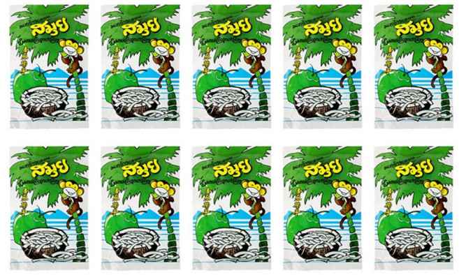 아이콘링크 사무이 코코넛칩 팩, 40g, 10개