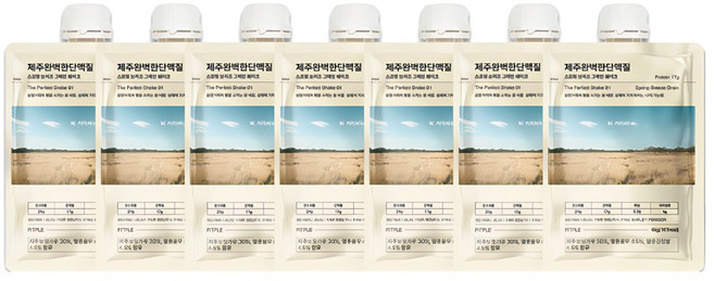 제주 완벽한 단맥질 식사대용 단백질 쉐이크 스프링 브리즈 그레인 쉐이크, 315g, 2박스