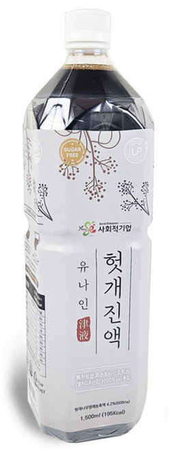 유나인베이스 헛개진액 1.5L, 1개