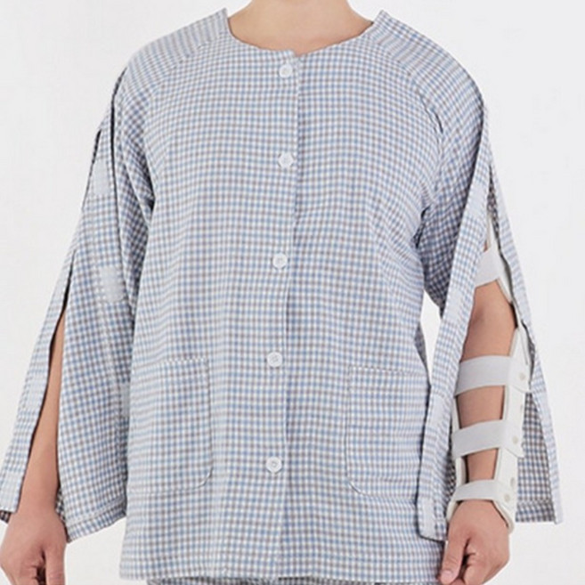 아인리 깁스 골절환자복 벨크로형 면 상의 ay801