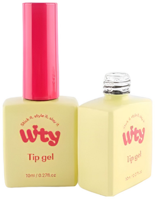 위티 팁젤 네일팁 접착제 젤 팁연장 글루, 1개, 10ml, 투명