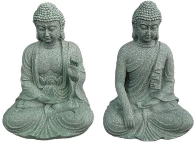 천연 청사석 미니 불상 돌 부처님상 석가모니 관세음보살 명상 힐링 불교 굿즈 용품 좌불석상 부처님불상 가정용, 1개, 석가모니상