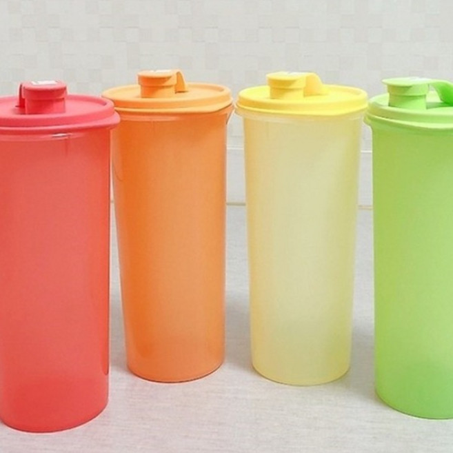 타파 웨어 물통 1000ml 대용량 물병 누수방지 밀폐 보틀 2P (326), 2개, 뚜껑레드2P