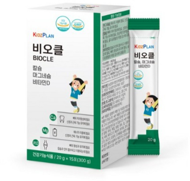 키즈플랜 비오클 어린이영양제, 1세트, 15회분