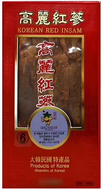 6년근 지함홍삼 홍삼 300g 말린홍삼 건홍삼(소편 중편 대편 특대편), 1개