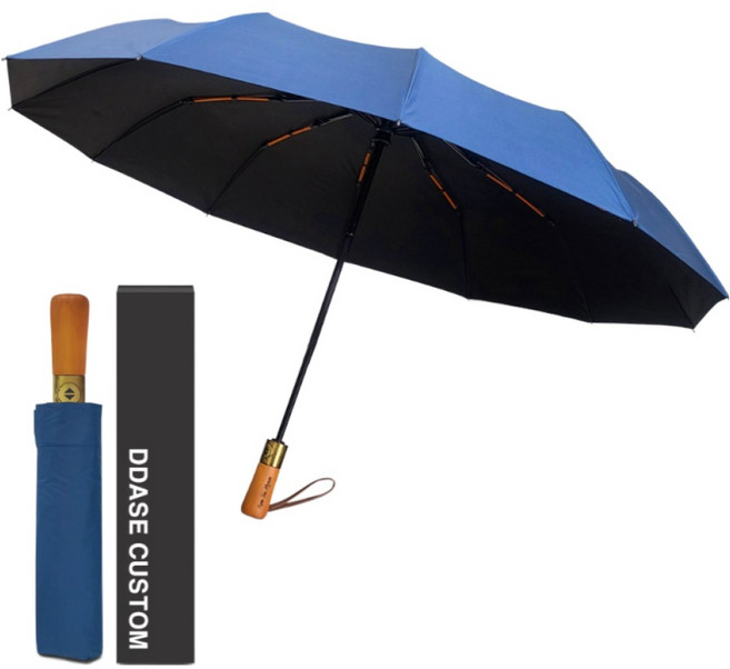 [무료각인] DDASE 우드그립 3단우산 답례품 선물용