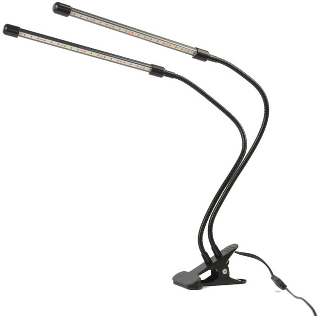 led 식물 재배등 성장등 생장등 전구색 램프 엘로우 적색 조명, 1세트, 식물재배 조명 2구