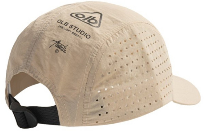 OLB 숏챙 러닝 런닝 등산 캠핑 스포츠 마라톤 모자, 베이지, 1개