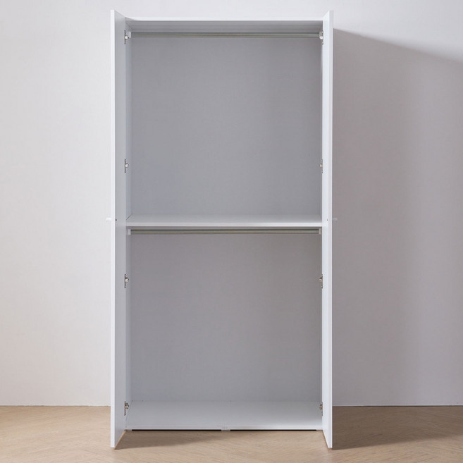 라자가구 위드 키큰 모노 양문 옷장 1000, 행거형