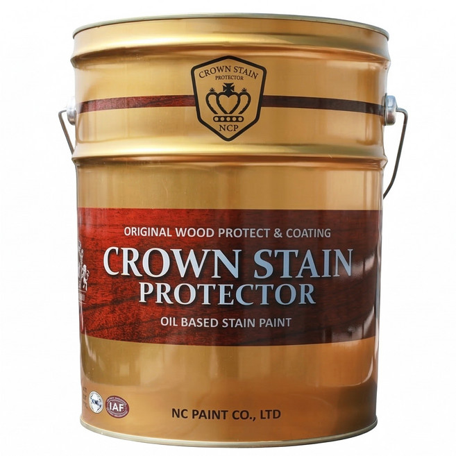 다오네스트 크라운 목재 침투형 오일스테인, 투명, 1개, 16L