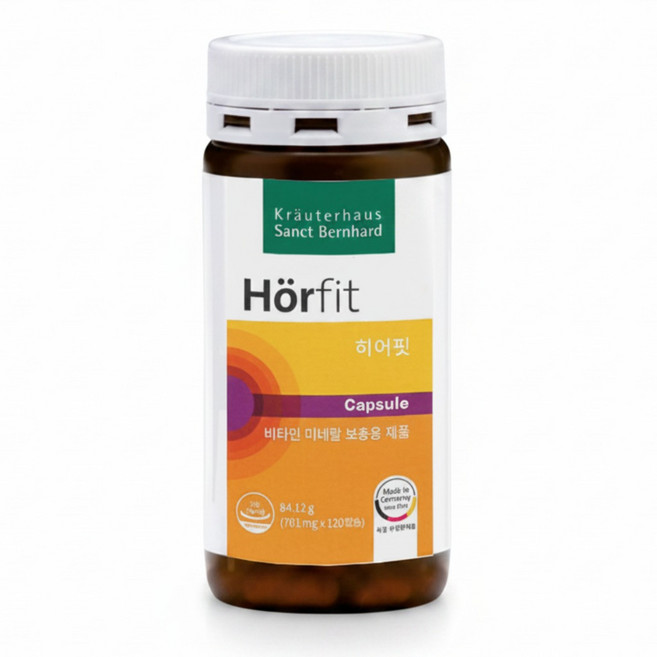 히어핏 Horfit 2개월분 크로이터하우스 쌍트베른하르트, 1박스, 120정