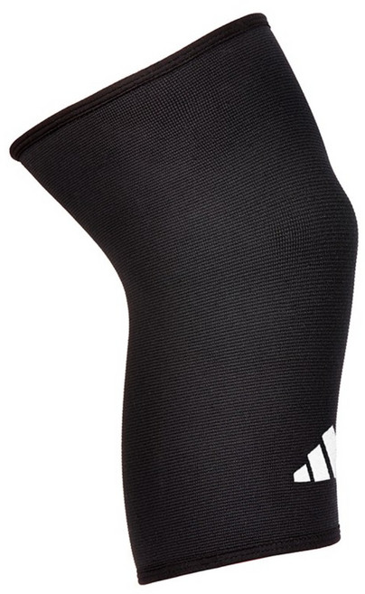 아디다스 퍼포먼스 무릎 보호대 화이트 니슬리브 배구 등산용 축구 작업용 농구 운동 여자 남자, 1개, 블랙&화이트