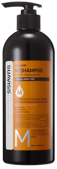 수아비스 M 샴푸, 500ml, 2개, 500ml