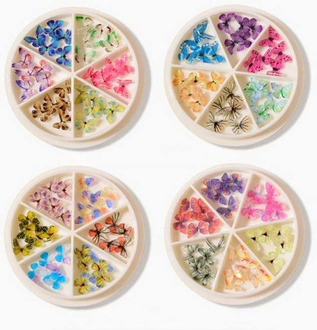 치프몰 스톤 네일 파츠 세트 81종, 1개, H_004