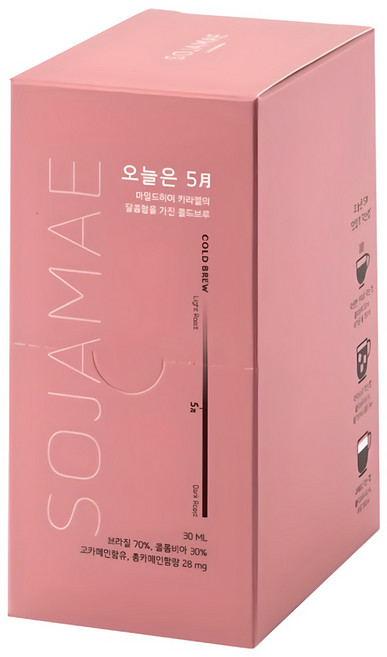 소자매커피 콜드브루 파우치 오늘은 5월, 30ml, 10개입, 1개