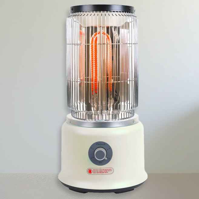 신일 국선 원통형 카본히터 전기난로, 화이트, SEH-HS2800S