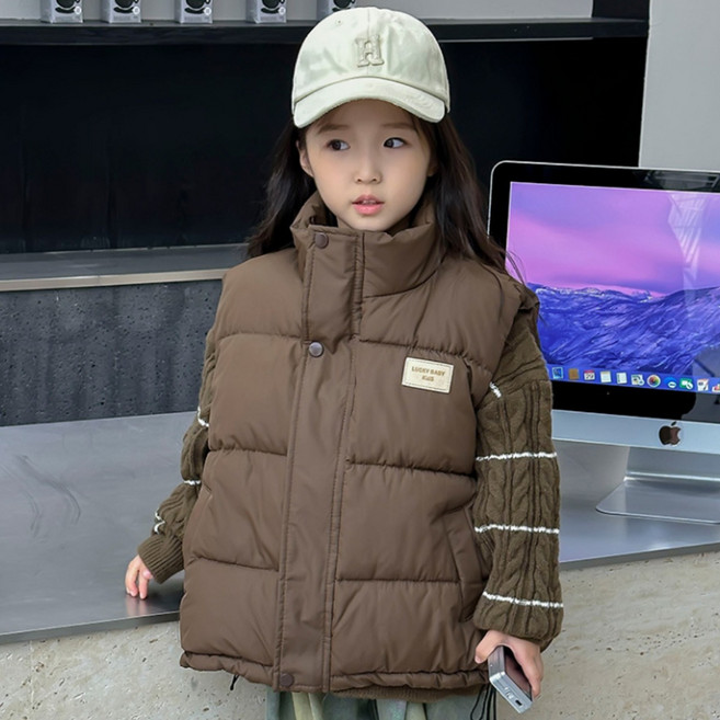 [또또데이] 학생 패딩 조끼 130-170
