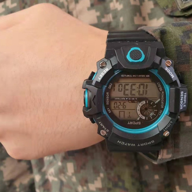 GAF스마트폰 군인시계/방수시계/스포츠시계 - 7색상 LED지원 군인 방수시계 / 스포츠시계 / 패션시계