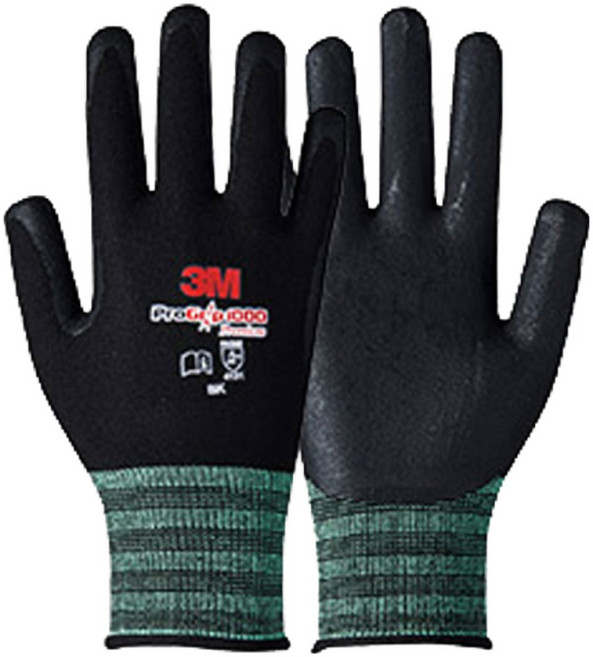 3M장갑 프로그립 1000, 멜란지블랙, 20개