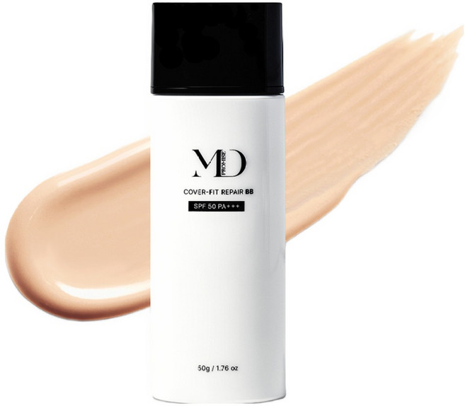 엠디프로미스 피부과 리페어 재생 BB 저자극 커버핏 톤업 비비크림, 1개, 50g, 베이지