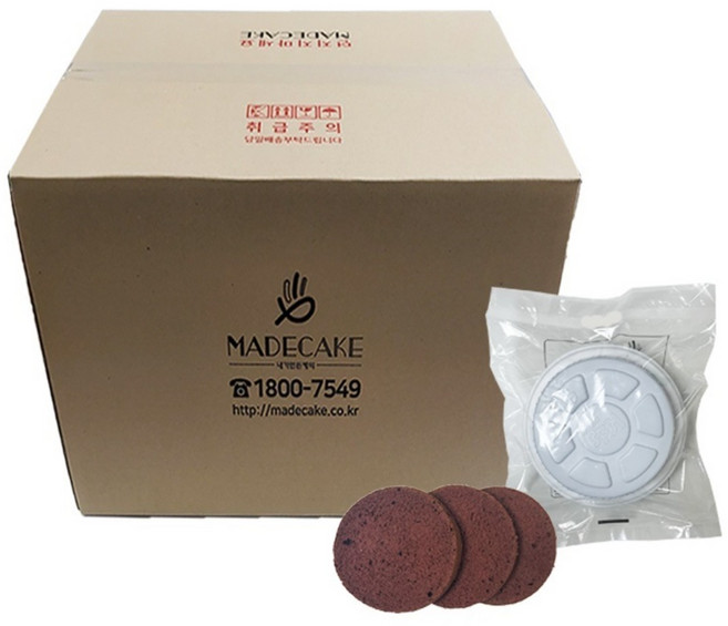 메이드케이크 케이크시트 미니 초코 박스, 130g, 45개