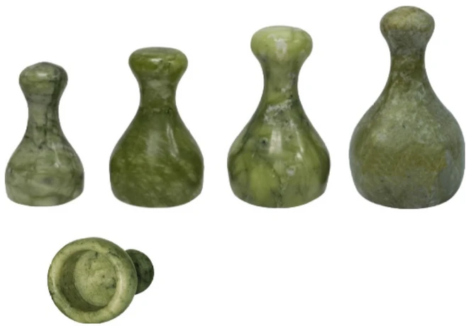 [옥돌목] 피지오 옥종경락 지오옥종 청옥괄사 지오경락 피부과 관리실제품 그래잇소모품 피부미용, 청옥괄사 (중) - 쿠팡