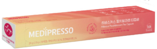 메디프레소 히비스커스 피치블라썸 티캡슐, 2.9g, 10개입, 2개