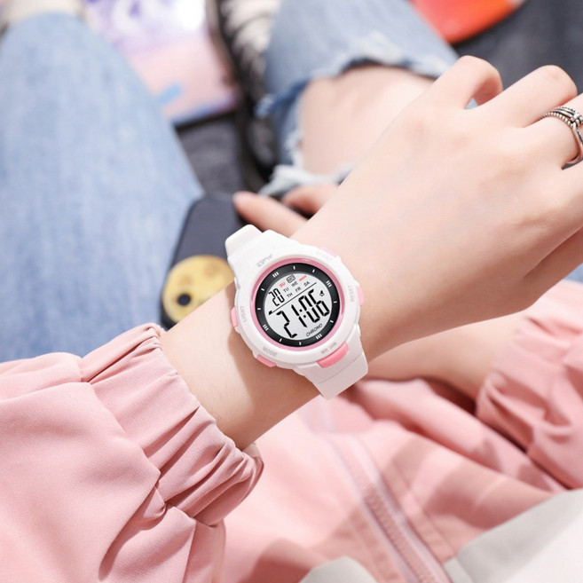 플라임 FLYM 남여공용 스포츠 패션 학생 컬러 전자손목시계