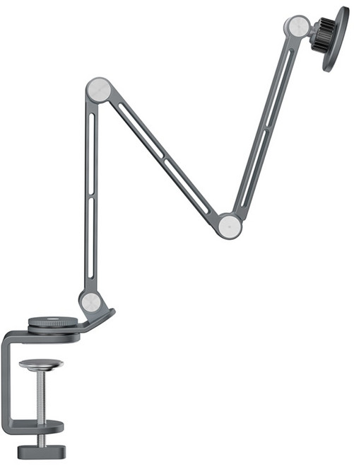 엔산마운트 PAD-MS01 아이패드 아이폰 맥세이프 접이식 거치대 클램프 스탠드 관절형, 1개