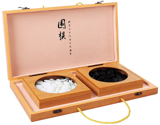 휴대용 접이식 바둑판 바둑알 세트 오목 알까기 숫자세기 국내배송, 1개