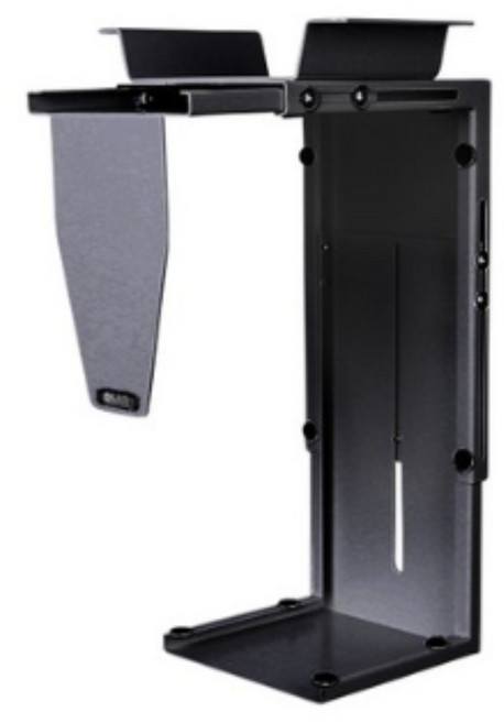 엔산마운트 CB-03 빅타워용 CPU홀더 책상아래설치 데스크탑 받침대, 블랙, 1개