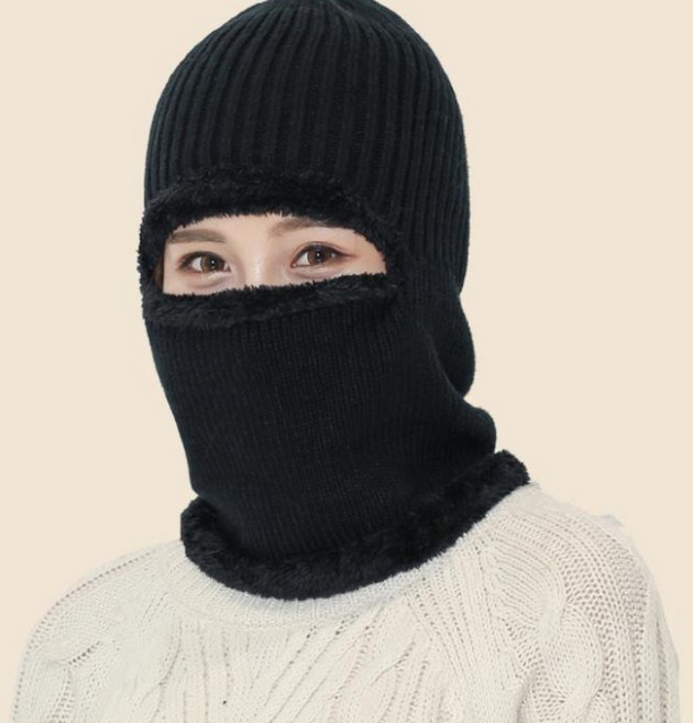 혹한기 등산 낚시 방한 바라클라바 넥워머 목토시 털모자 니트 기모