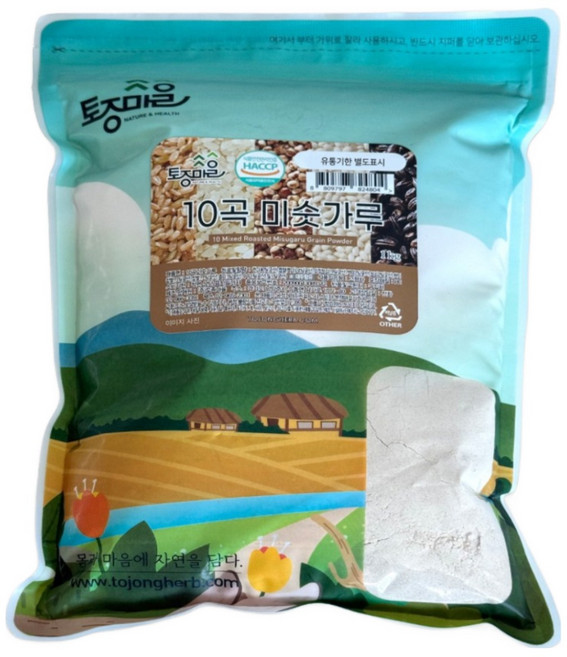 [토종마을] HACCP인증 국산 10곡미숫가루, 1개, 1kg