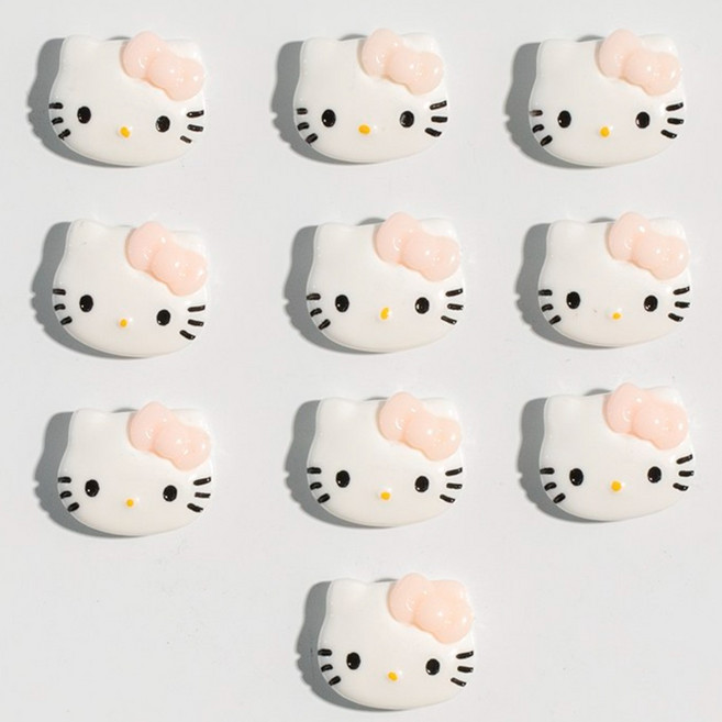 84x84 리본고양이 냉장고 현관문 인테리어 자석 마그네틱, 리본고양이10p