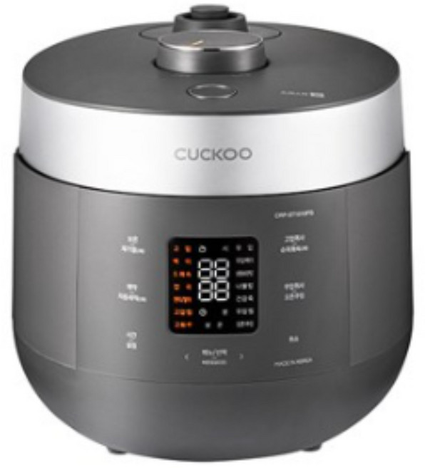 쿠쿠 트윈프레셔 더 라이트 전기압력밥솥 10인용, CRP-ST1010FG, 어반그레이 + 화이트 실버