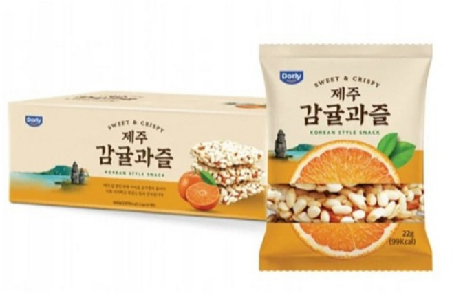 코스트코 제주 감귤 과즐 22g 30봉 한과 선물세트, 1개, 660g