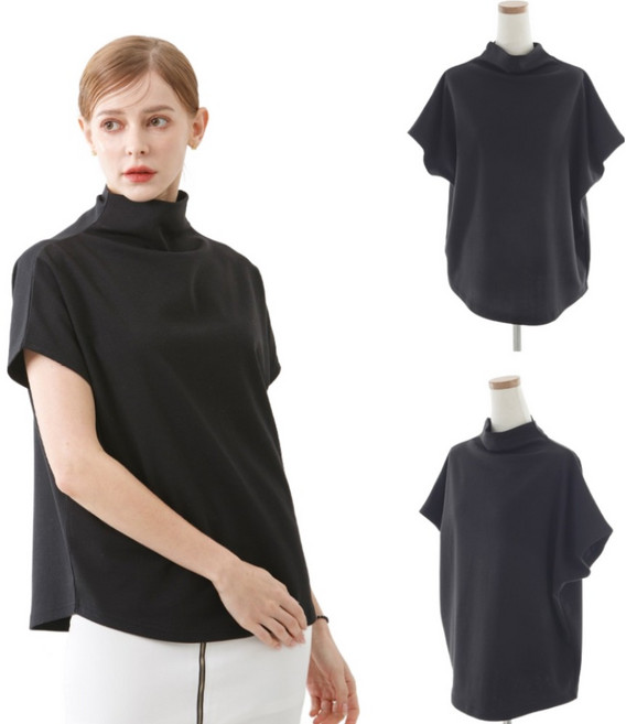 꼴레지온 여성 반팔 티셔츠 가오리핏 반넥 루즈핏 봄 여름 오버핏 데일리티